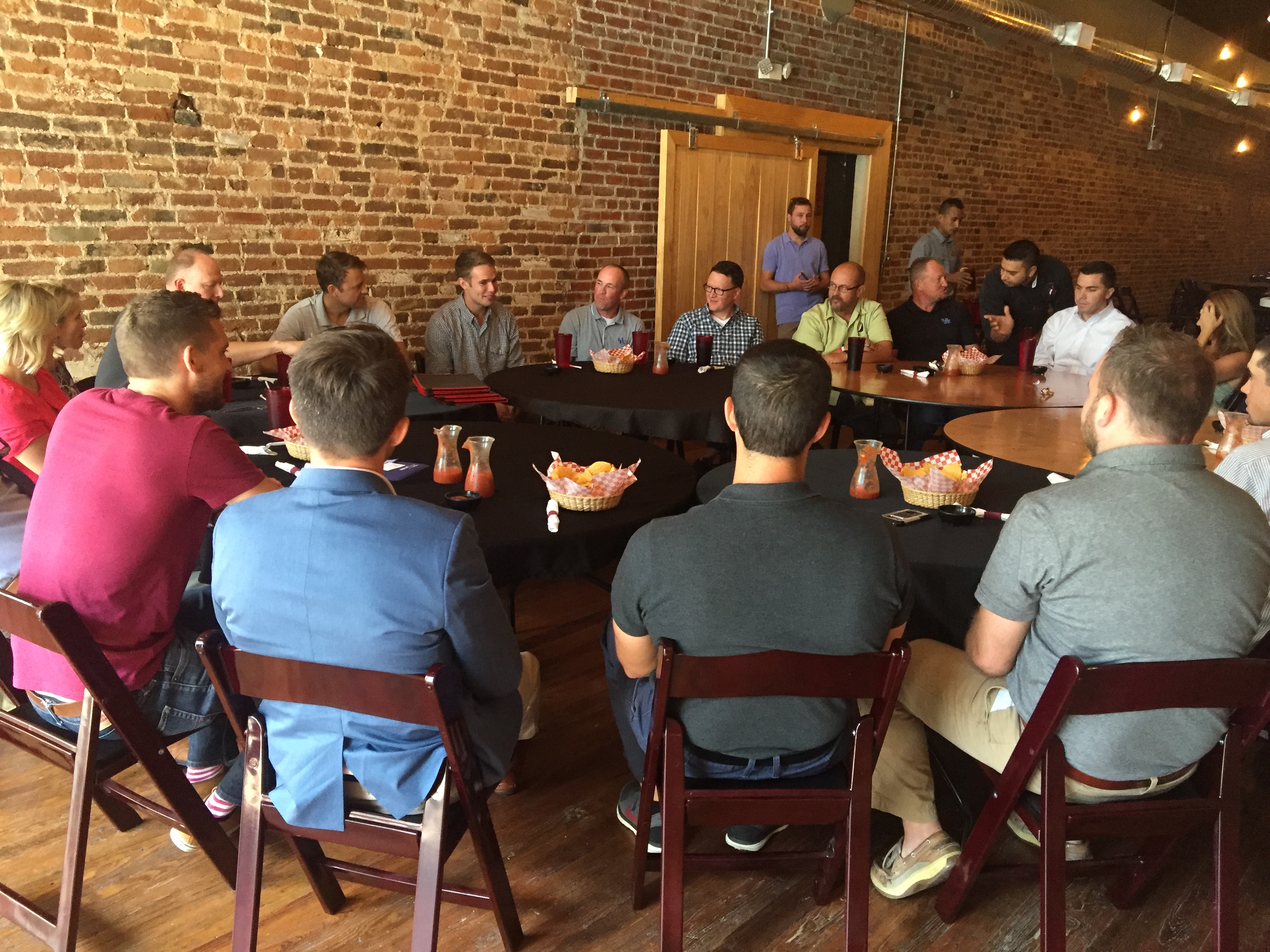 Jarrod and other members of the University of Kentucky Christian Student Fellowship (CSF) Team visited Shelbyville to share their vision for building meaningful relationships with student's on UK's campus.